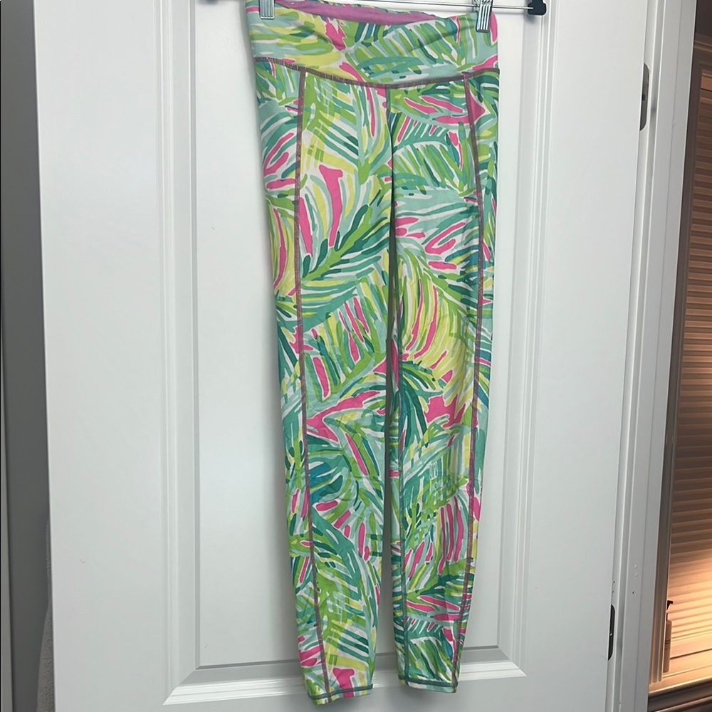 Lilly Pulitzer Tropic Palms Luxletic Pants